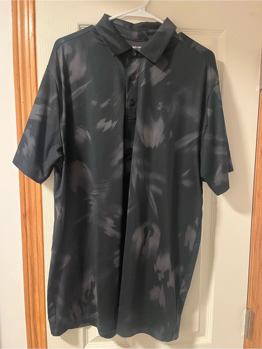 Under Armour Men's Black/Gray Performance Polo